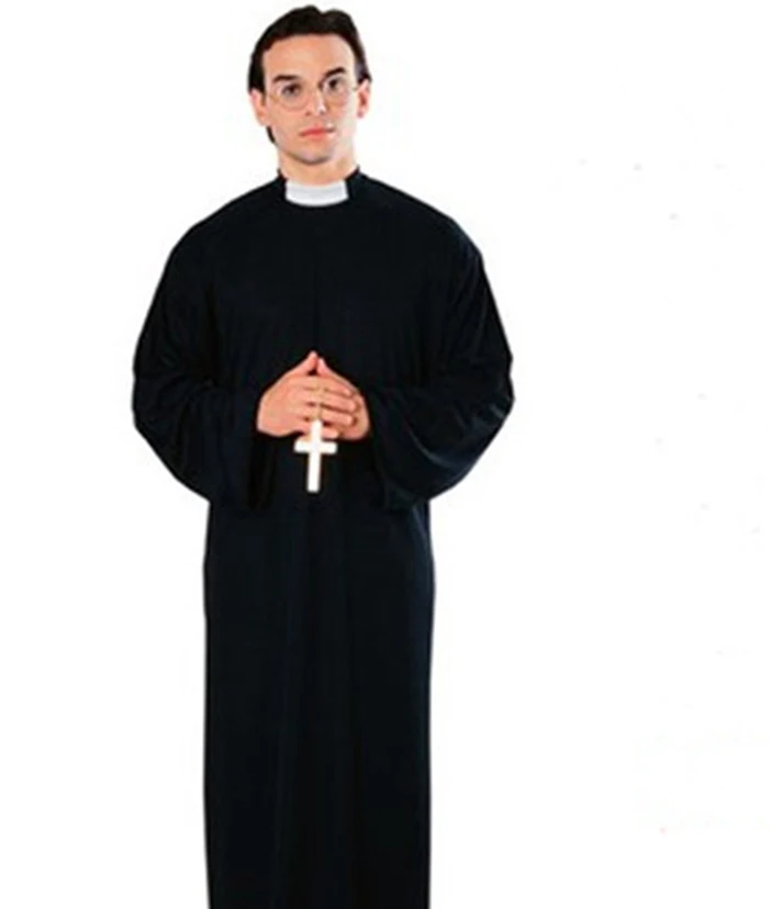 Custom Priest's Gown Holy Clothing Missionary Gown Pastor Robe Black Cassock Priest Vestment
Custom Priest's Gown Holy Clothing Missionary Gown Pastor Robe Black Cassock Priest Vestment