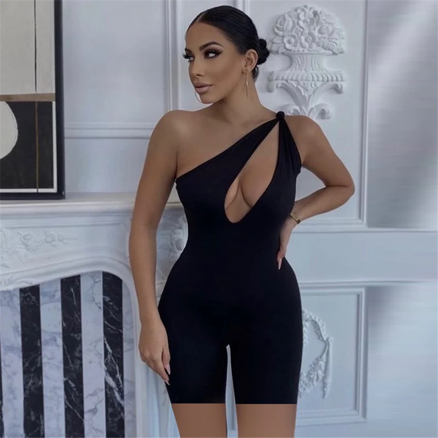 kliou K21Q01239 cut out solid summer jumpsuit sleeveless One Shoulder jumsuits for women
kliou K21Q01239 cut out solid summer jumpsuit sleeveless One Shoulder jumsuits for women