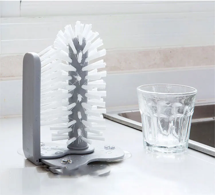 New design 2 in 1 Cup Scrubber Glass Cleaner Cleaning Brush Suction Wall Lazy Bottles Brush Glass Cleaner Washing Brush Kitchen
New design 2 in 1 Cup Scrubber Glass Cleaner Cleaning Brush Suction Wall Lazy Bottles Brush Glass Cleaner Washing Brush Kitchen