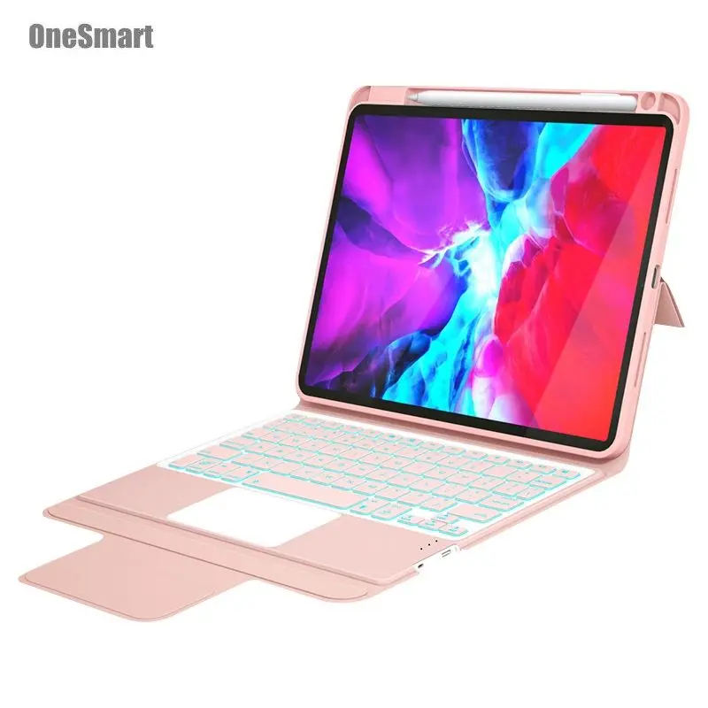 2021 Wholesale Fabric TPU Ultra-thin Foldable Backlight Wirelss Tablet Keyboard Leather Case with Touchpad for iPad Pro 11 inch
2021 Wholesale Fabric TPU Ultra-thin Foldable Backlight Wirelss Tablet Keyboard Leather Case with Touchpad for iPad Pro 11 inch