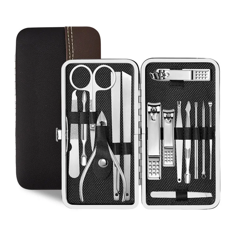 15Pcs Nail Manicure Set Stainless Steel Custom Personal Care Beauty Tool Manicure Grooming Kit Scissors Nail Cutter Clipper Set
15Pcs Nail Manicure Set Stainless Steel Custom Personal Care Beauty Tool Manicure Grooming Kit Scissors Nail Cutter Clipper Set
