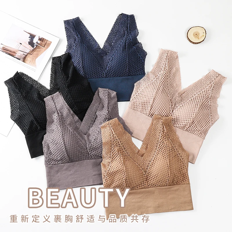 2021 new design ventilation lace underwear quick drying lady bra, 6 colors 
2021 new design ventilation lace underwear quick drying lady bra, 6 colors