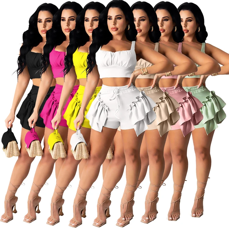 MKM2348 Multifunctional Short Pants Two Piece Set Summer Women Clothing for wholesales
MKM2348 Multifunctional Short Pants Two Piece Set Summer Women Clothing for wholesales