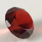 Wholesale Cheap Glass Diamonds Paperweights Clear 80mm K9 Crystal Diamonds for Home Decoration/wedding gift/souvenir gift