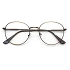 Ready stock fashion Cheap Metal Eyeglasses optical frames Round UNISEX Metal spectacle Frames