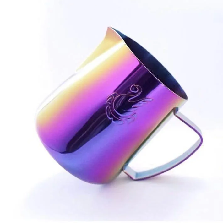 Wholesale stainless steel Espresso Milk Frothing Coffee Pitcher, Black/blue/colorful
Wholesale stainless steel Espresso Milk Frothing Coffee Pitcher, Black/blue/colorful