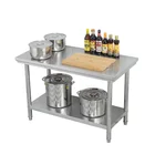 Household kitchen 316 stainless steel work table corrosion resisting working table