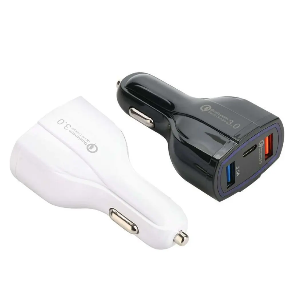 qc3.0 car charger 3 port usb car fast charge type-C qc3 0 car charger compact and portable
qc3.0 car charger 3 port usb car fast charge type-C qc3 0 car charger compact and portable