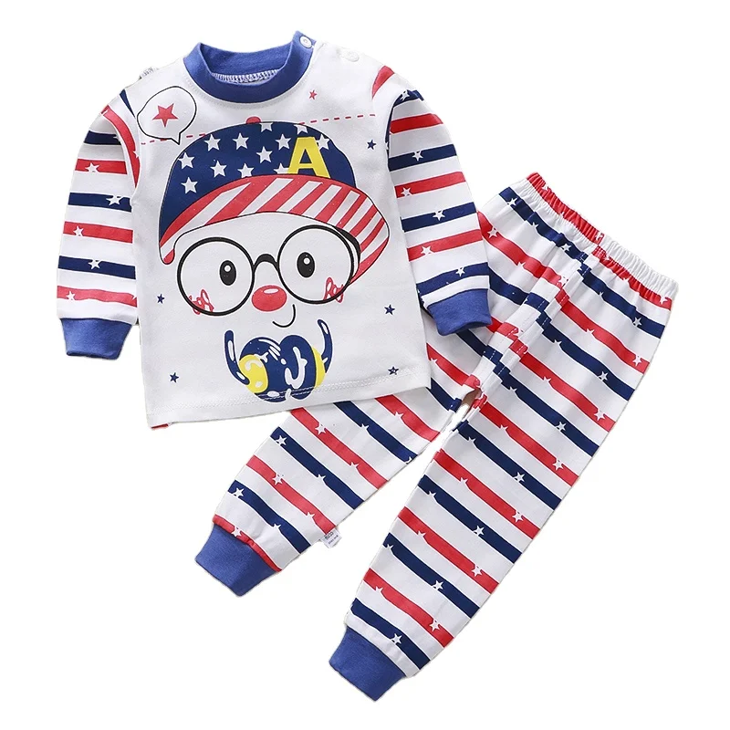 wholesale Boy Girl Kids Pajama Sets Cotton Children Sleepwear Kids Children pajamas Baby underwear suit combed cotton
wholesale Boy Girl Kids Pajama Sets Cotton Children Sleepwear Kids Children pajamas Baby underwear suit combed cotton