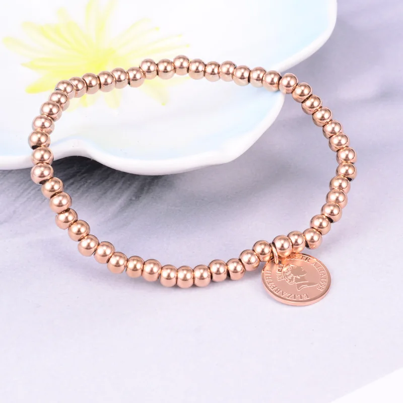 High Quality Gold Color Charm Chain Bracelet Bangles for Unisex Queen Elizabeth Coin Bracelets With Ball Chain Jewelry Christmas
High Quality Gold Color Charm Chain Bracelet Bangles for Unisex Queen Elizabeth Coin Bracelets With Ball Chain Jewelry Christmas