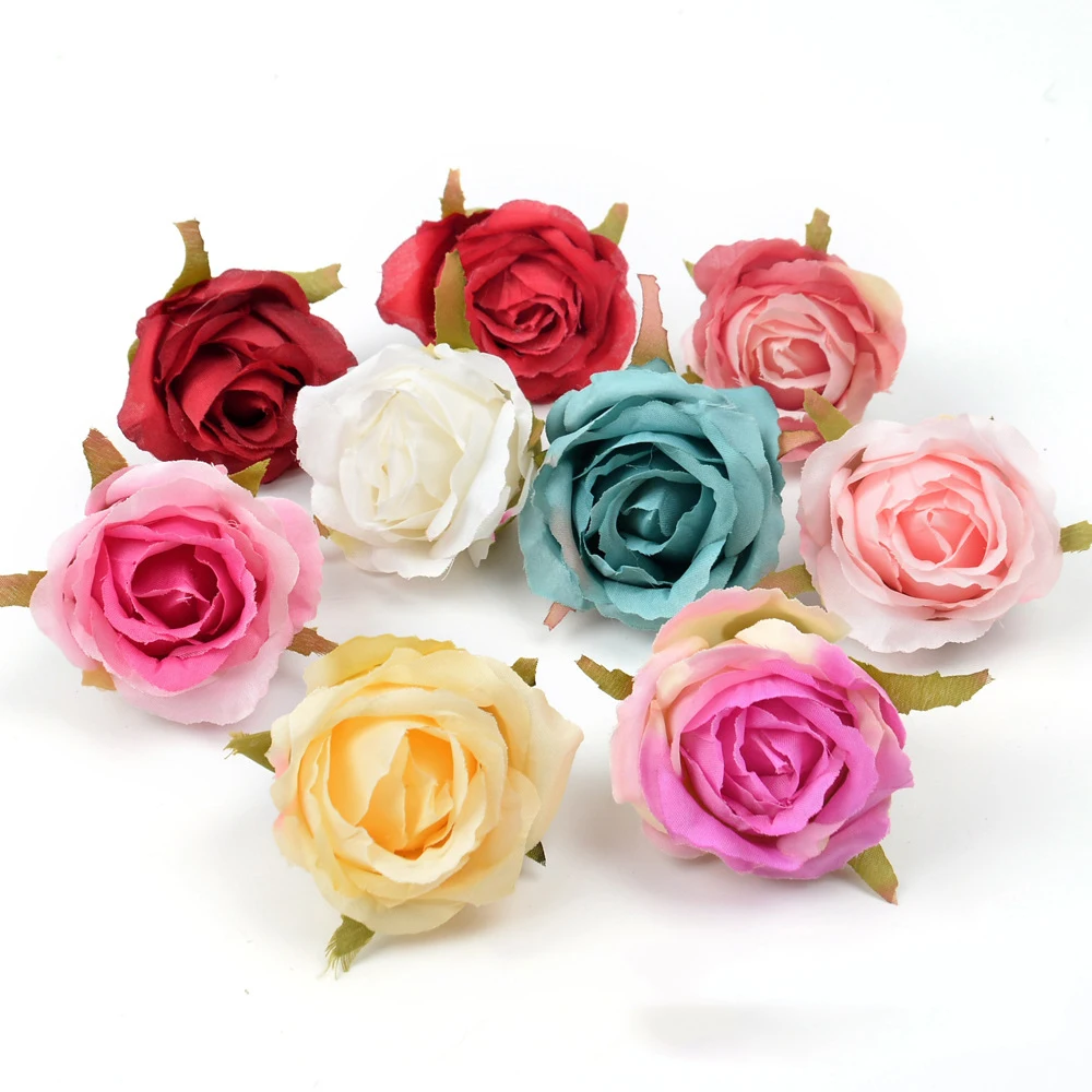 5Pcs 5.5cm Artificial Rose Flowers Head For Home Living Room Decor New Year's Christmas Decor Wedding Decorations Fake Flowers
5Pcs 5.5cm Artificial Rose Flowers Head For Home Living Room Decor New Year's Christmas Decor Wedding Decorations Fake Flowers