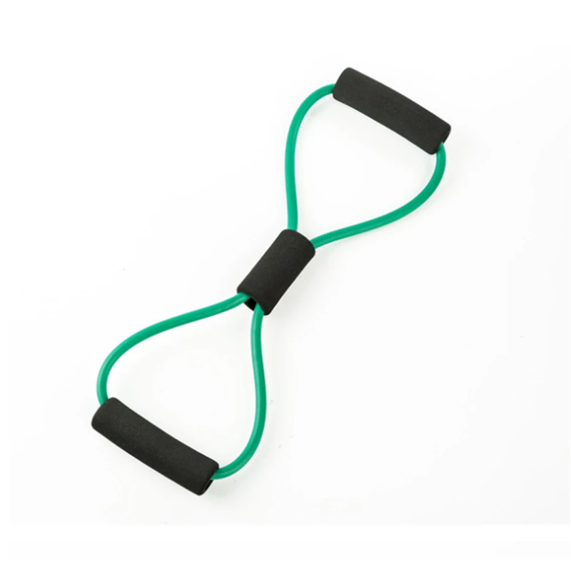 high quality 8-segment open shoulder thin back yoga elastic rope chest expander thin arm tensioner, Green
high quality 8-segment open shoulder thin back yoga elastic rope chest expander thin arm tensioner, Green