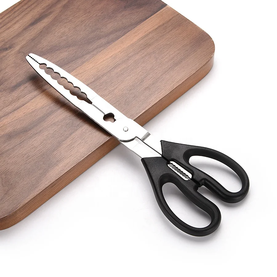 Kitchen Fish Cutting Stainless Steel Fishing Scissors Long Scissors