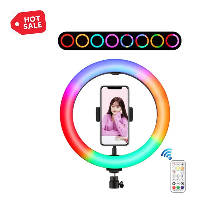 Wholesale PULUZ 10.2 inch Photography RGBWW Color Dimmable Remote Control Lighting Ring Light
Wholesale PULUZ 10.2 inch Photography RGBWW Color Dimmable Remote Control Lighting Ring Light