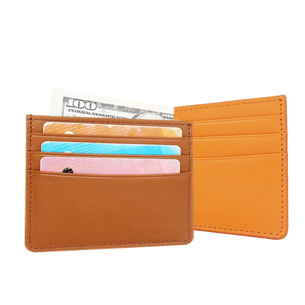 Gift Minimalist Wallet Slim Genuine Leather Wallet Front Rfid Namecard Credit Card Holder
Gift Minimalist Wallet Slim Genuine Leather Wallet Front Rfid Namecard Credit Card Holder