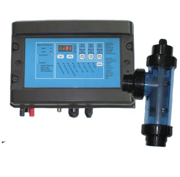 automatic turn on off X30CL salt chlorinator for domestic pool water
automatic turn on off X30CL salt chlorinator for domestic pool water