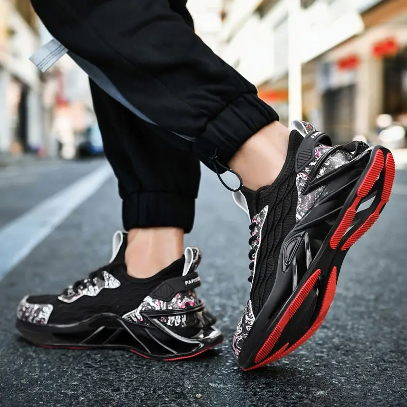 Terbaru Mens Snickers Shoes Retro Blade Warrior Runners Shoes Men 400M Grande Marque Melton Shoes
Terbaru Mens Snickers Shoes Retro Blade Warrior Runners Shoes Men 400M Grande Marque Melton Shoes