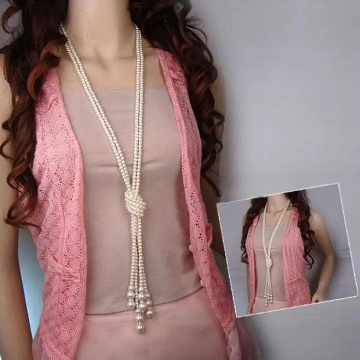 Versatile Fashion Multi layered Knot Pearl Necklace 2023 New Long Fashion Jewelry Necklaces for Women
Versatile Fashion Multi layered Knot Pearl Necklace 2023 New Long Fashion Jewelry Necklaces for Women