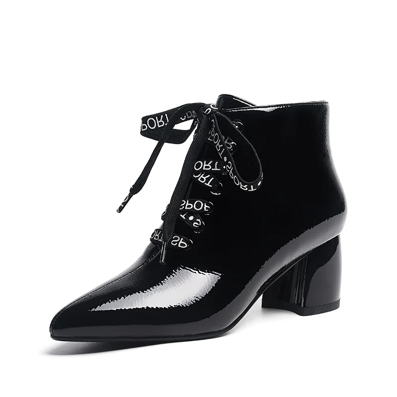 J285 patent women leather boots ladies boots square heel pointed toe ankle boots women, Black/wine red/customized
J285 patent women leather boots ladies boots square heel pointed toe ankle boots women, Black/wine red/customized