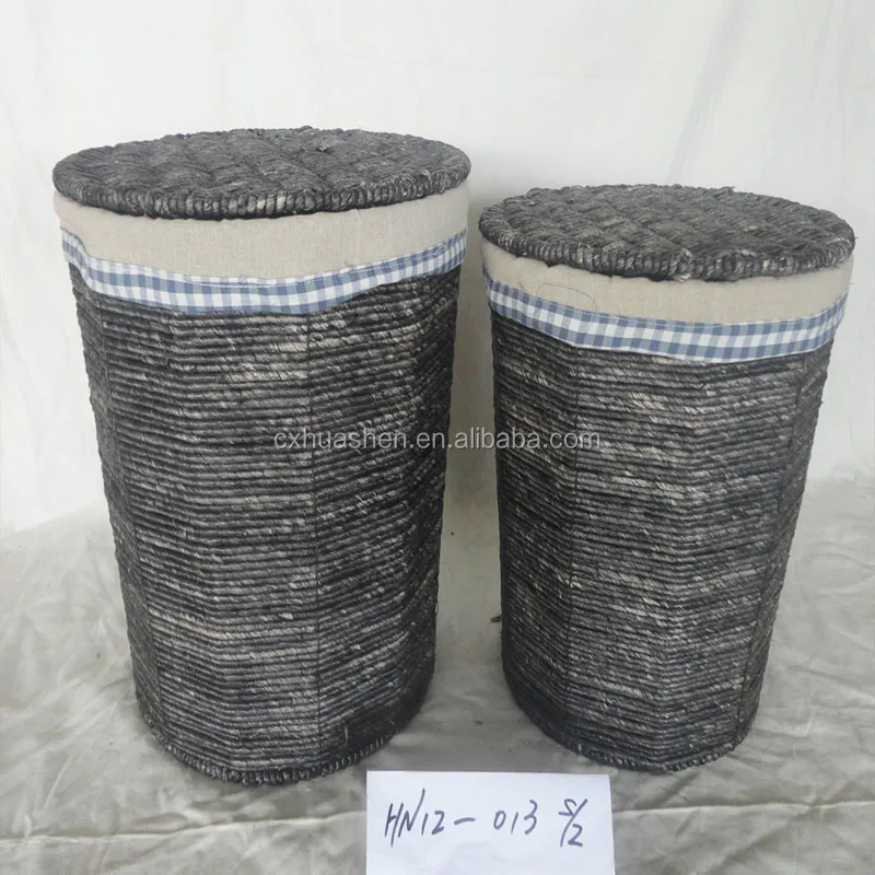 seagrass straw water hyacinth grass corn husk storage basket