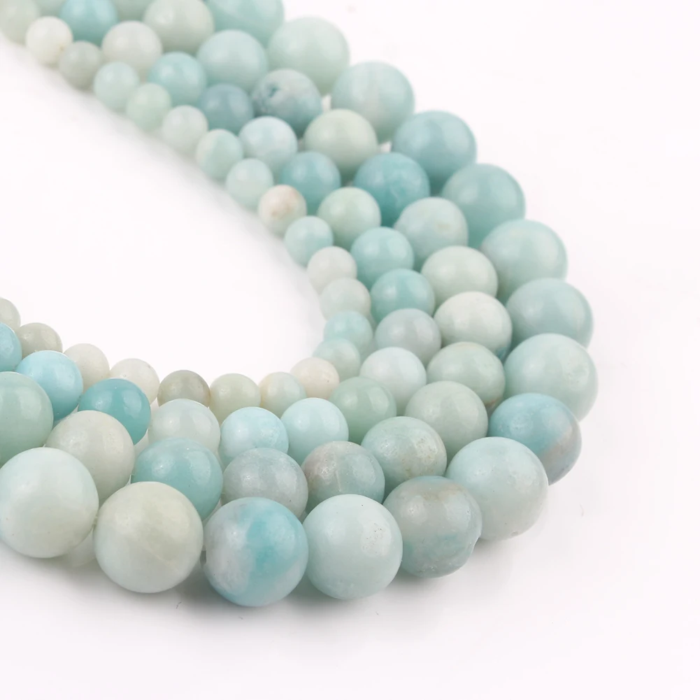 Semi-precious Stone 4/6/8/10/12MM A+ Amazonite Beads Round Loose Beads For Jewelry Making
Semi-precious Stone 4/6/8/10/12MM A+ Amazonite Beads Round Loose Beads For Jewelry Making