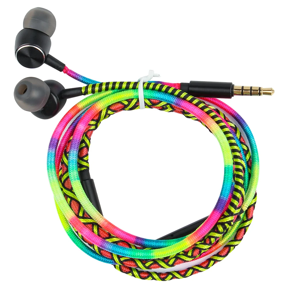 Hot Sale braided cable earphones braided headsets with mic fashion Factory wholesale, Multi
Hot Sale braided cable earphones braided headsets with mic fashion Factory wholesale, Multi