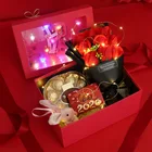 Luxury Clear PVC window box cosmetic gift packaging box