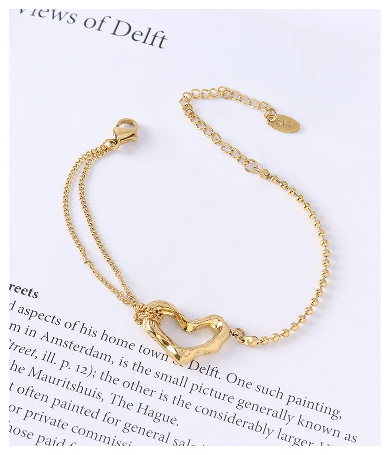 Hot Sale New Modern Elegant In Style Stainless Adjustable Thick Heart Bangle Bracelets
Hot Sale New Modern Elegant In Style Stainless Adjustable Thick Heart Bangle Bracelets