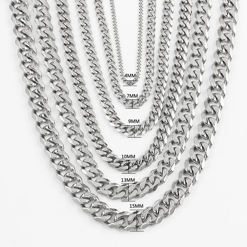 Fashion 6mm 18/20 inch Custom Material Sterling Silver Chain Necklace Hip Hop Gold Plated Miami Cuban link Chain
Fashion 6mm 18/20 inch Custom Material Sterling Silver Chain Necklace Hip Hop Gold Plated Miami Cuban link Chain