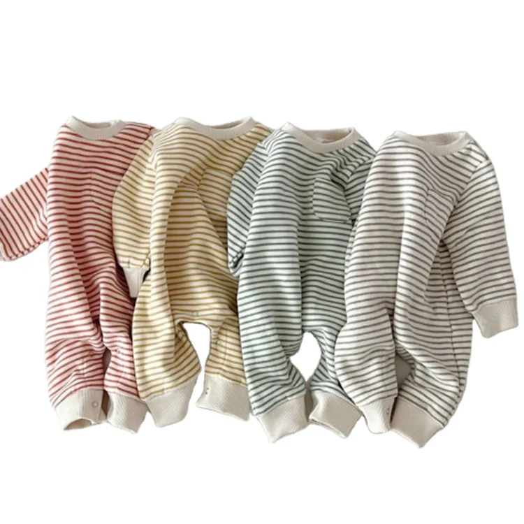 Korea Baby Autumn Clothing Newborn Baby Boys Long Sleeve Striped Romper Fashion Pajamas Romper Cotton Jumpsuit Baby Outfits, Sky blue, yellow, white, pink
Korea Baby Autumn Clothing Newborn Baby Boys Long Sleeve Striped Romper Fashion Pajamas Romper Cotton Jumpsuit Baby Outfits, Sky blue, yellow, white, pink