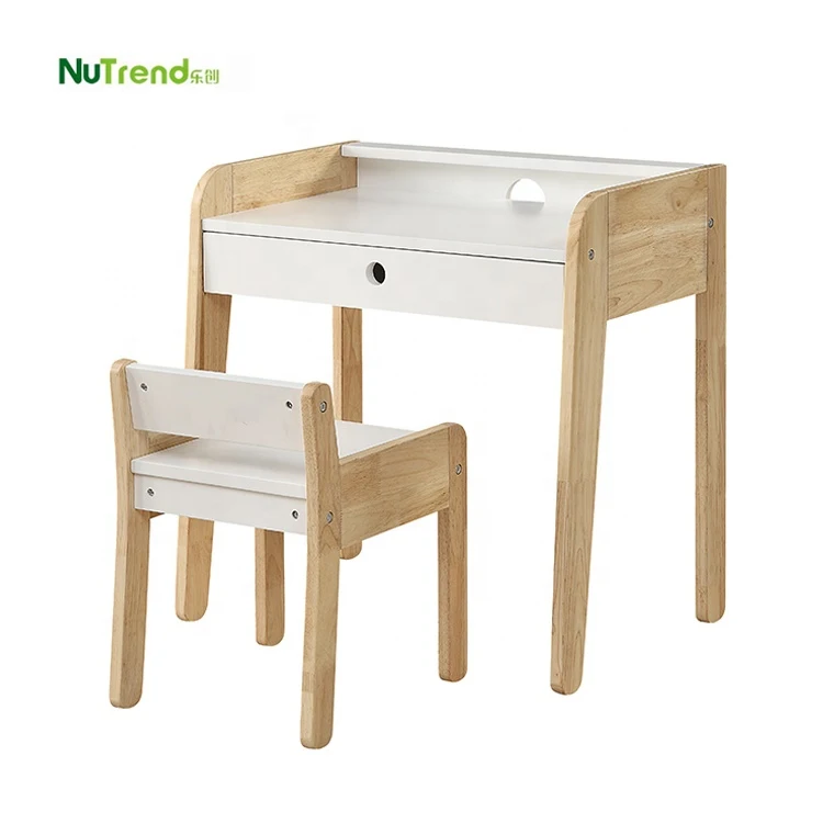 wooden kids study table