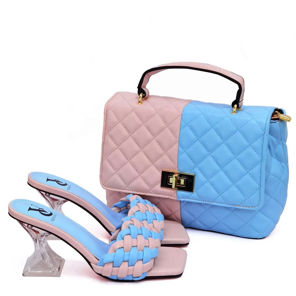 New Arrivals Designer Woven Hand Bags Fashion Ladies Heels and Purse Set 2022 Women Shoes and Handbags Sets, Customized color
New Arrivals Designer Woven Hand Bags Fashion Ladies Heels and Purse Set 2022 Women Shoes and Handbags Sets, Customized color