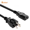 American 14 AWG PC SJT SVT Power Cord with 3 Prong NEMA 5-15P Extension Power Cable for TV