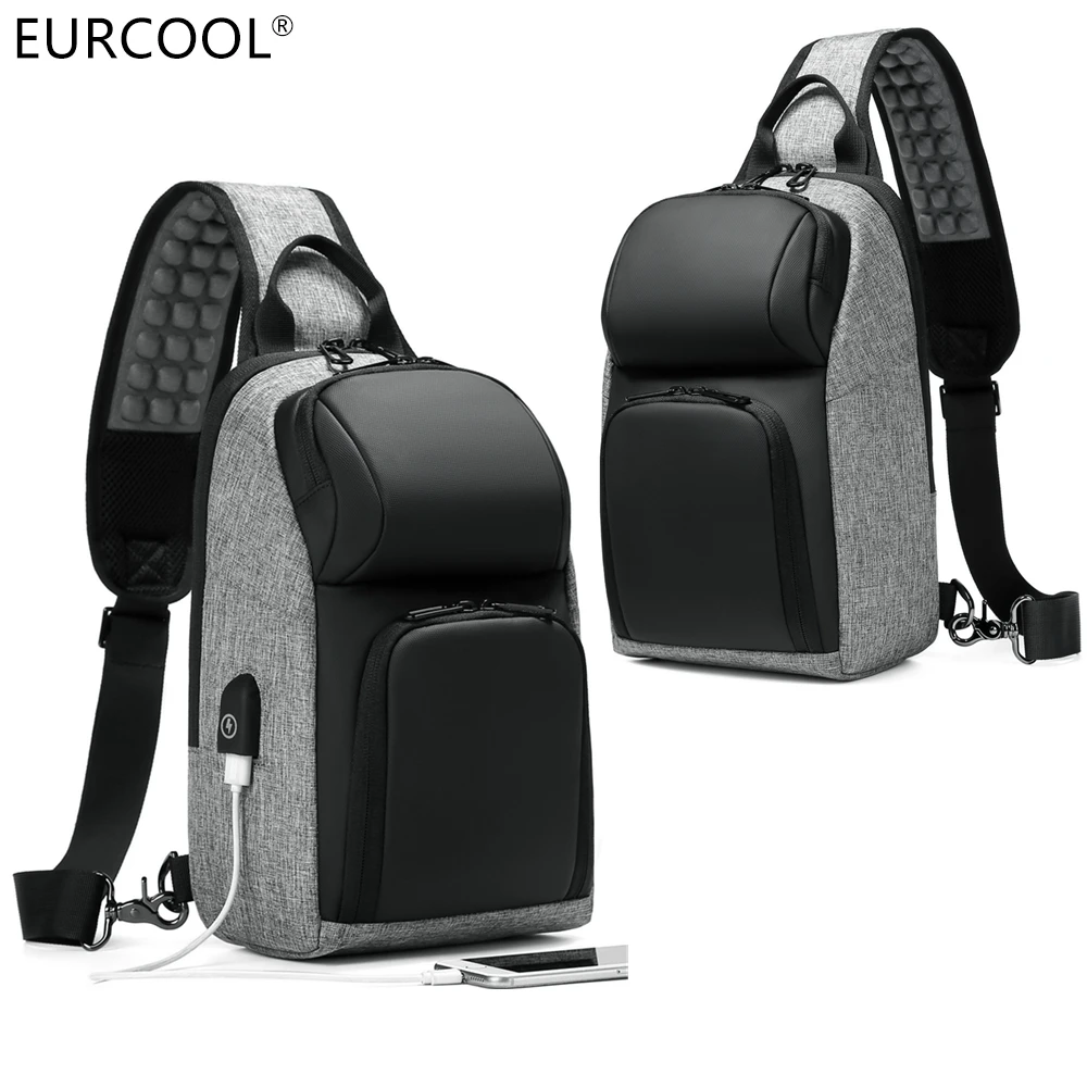 2021 Eurcool Street Unisex Sports Shoulder Water Resistant Leather Official Custom Chest Bag Reflective With Zipper
2021 Eurcool Street Unisex Sports Shoulder Water Resistant Leather Official Custom Chest Bag Reflective With Zipper