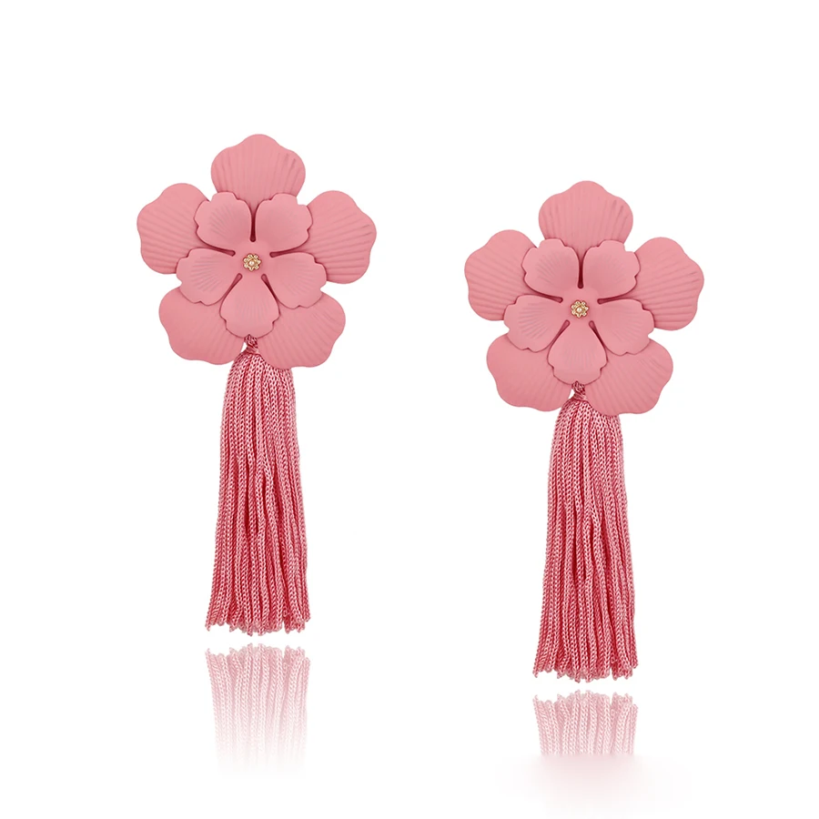 99572 xuping fashion cooper jewellery designs pictures 18K gold plated pink tassels earrings
99572 xuping fashion cooper jewellery designs pictures 18K gold plated pink tassels earrings