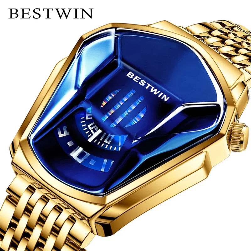NEW Bestwin Top Brand Luxury Military Fashion Sport Watch Men Gold Wrist Watches Man Clock Casual Chronograph Wristwatch
NEW Bestwin Top Brand Luxury Military Fashion Sport Watch Men Gold Wrist Watches Man Clock Casual Chronograph Wristwatch