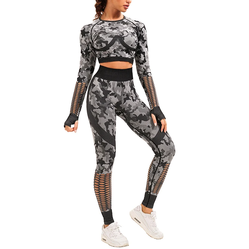 Fitness women activewear yoga leggings longs sleeves yoga wear tops seamless yoga sets
Fitness women activewear yoga leggings longs sleeves yoga wear tops seamless yoga sets