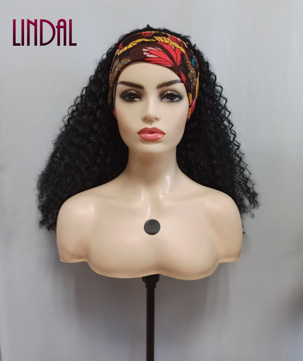 LINDAL wholesale price headband wig nature kinky curly headband scarf wigs for black women
LINDAL wholesale price headband wig nature kinky curly headband scarf wigs for black women