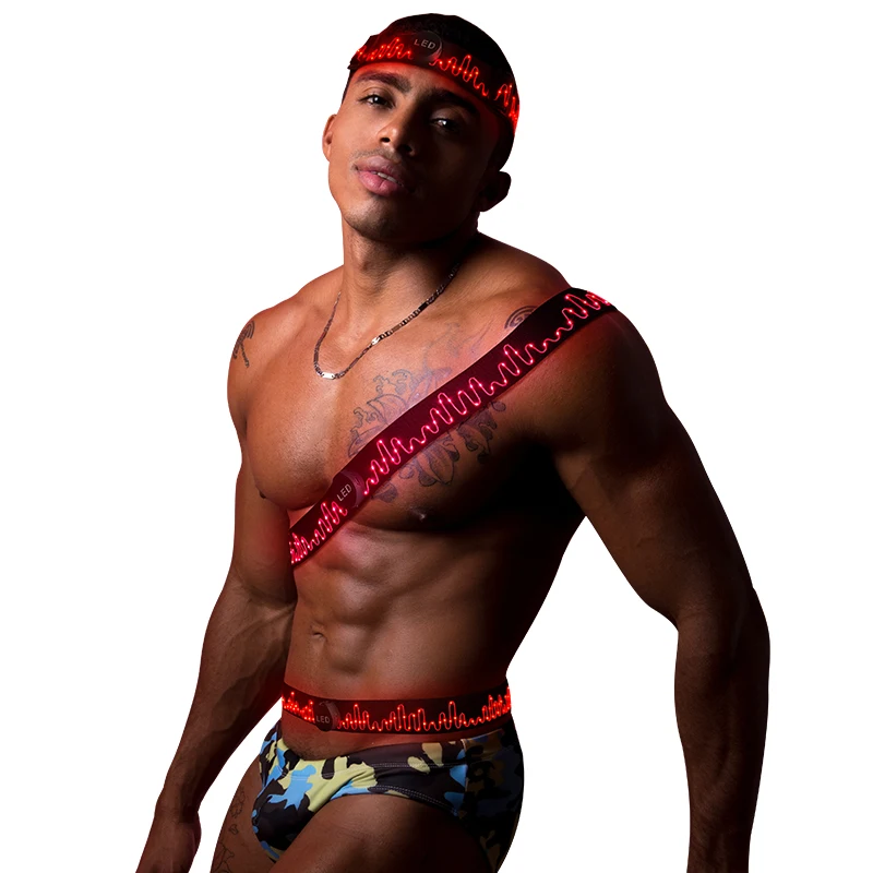 Amazon hot sale led embroidery rope light belt light up glow led sport waist band for night walk running riding, Black belt with colors light
Amazon hot sale led embroidery rope light belt light up glow led sport waist band for night walk running riding, Black belt with colors light