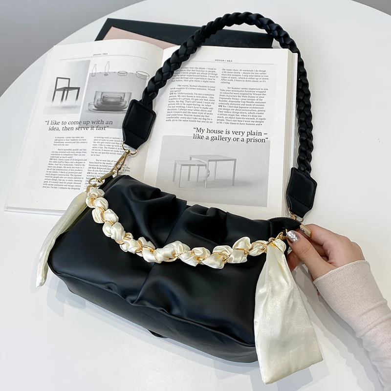 Wholesale Luxury Ruched Women Solid Colors Sling Shoulder Bag Messenger Crossbody Handbag Bag For Women, As picture
Wholesale Luxury Ruched Women Solid Colors Sling Shoulder Bag Messenger Crossbody Handbag Bag For Women, As picture