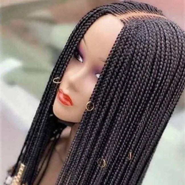 wholesale 2*6 cornrow braided lace wig synthetic mixed with human hair wig for black women
wholesale 2*6 cornrow braided lace wig synthetic mixed with human hair wig for black women