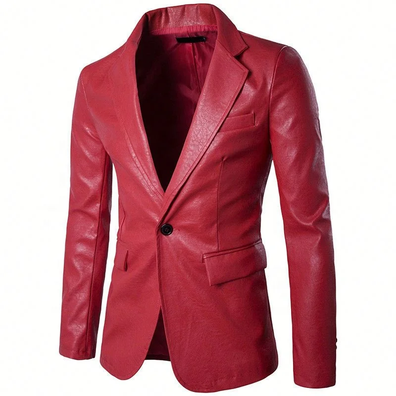 Designer Men's Clothing Fashion Long Dust Coat Fashion Zipper Coat Bright Skin PU Windshield Men Suit Long Jacket
Designer Men's Clothing Fashion Long Dust Coat Fashion Zipper Coat Bright Skin PU Windshield Men Suit Long Jacket