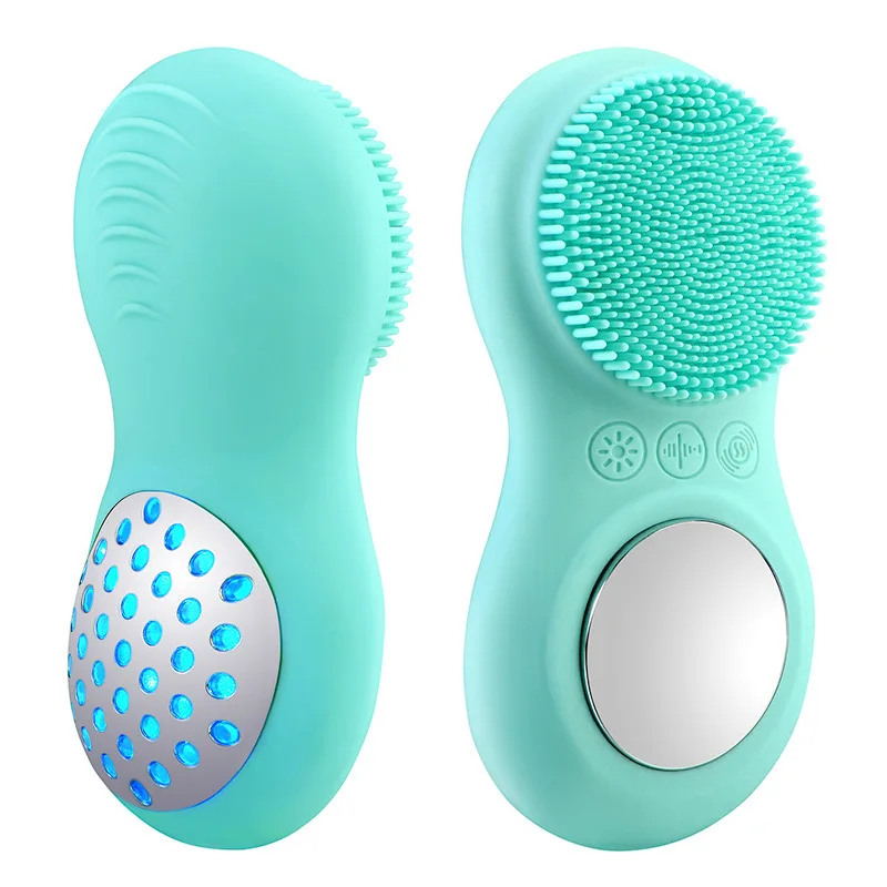 new product electric silicone sonic face pore cleaner 3 in 1 face cleaner led beauty lights hot 45c facial cleaning brush, Pink,green , customized color
new product electric silicone sonic face pore cleaner 3 in 1 face cleaner led beauty lights hot 45c facial cleaning brush, Pink,green , customized color