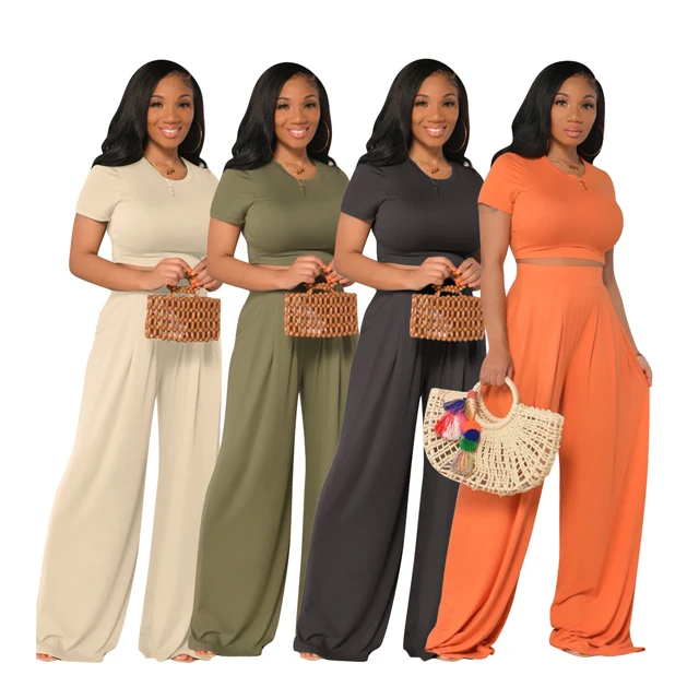 GX8381 Woman tops fashionable 2021 loose pant set women sets casual solid color 2 piece set women, Picture
GX8381 Woman tops fashionable 2021 loose pant set women sets casual solid color 2 piece set women, Picture