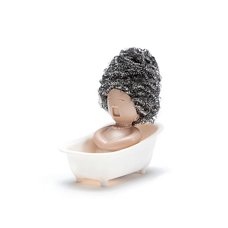 A507 Creative Bathtub Shape Cleaning Ball Arrangement Rack Kitchen Accessories Scouring Pad Soap Scrubber Holder
A507 Creative Bathtub Shape Cleaning Ball Arrangement Rack Kitchen Accessories Scouring Pad Soap Scrubber Holder