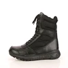 top grade South America market black full grain leather military boots