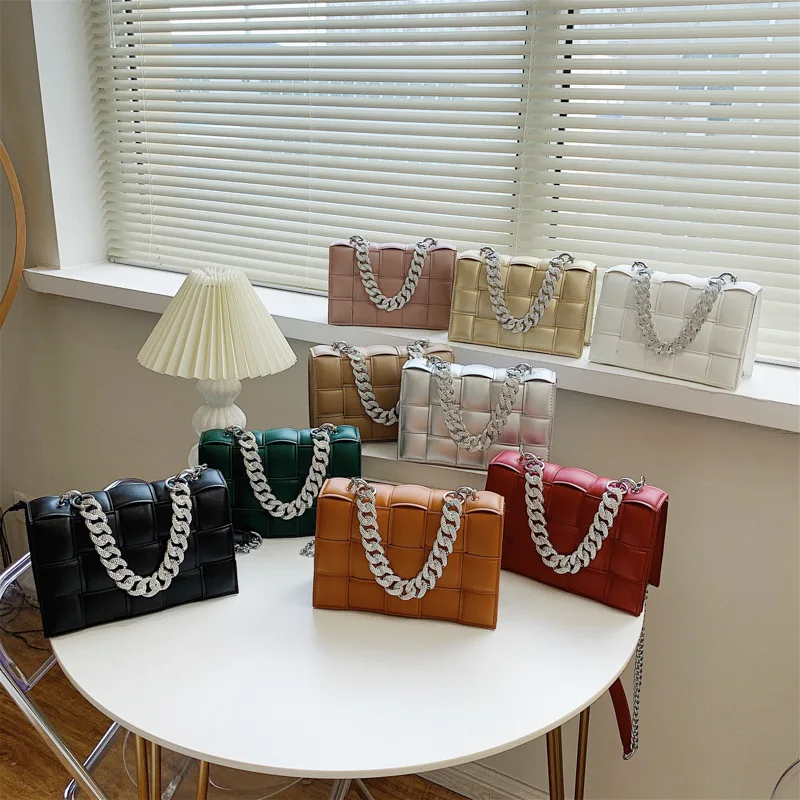 High Quality Square Purse Handbags For Women Chain Weave Crossbody Handbag, 9 colors
High Quality Square Purse Handbags For Women Chain Weave Crossbody Handbag, 9 colors