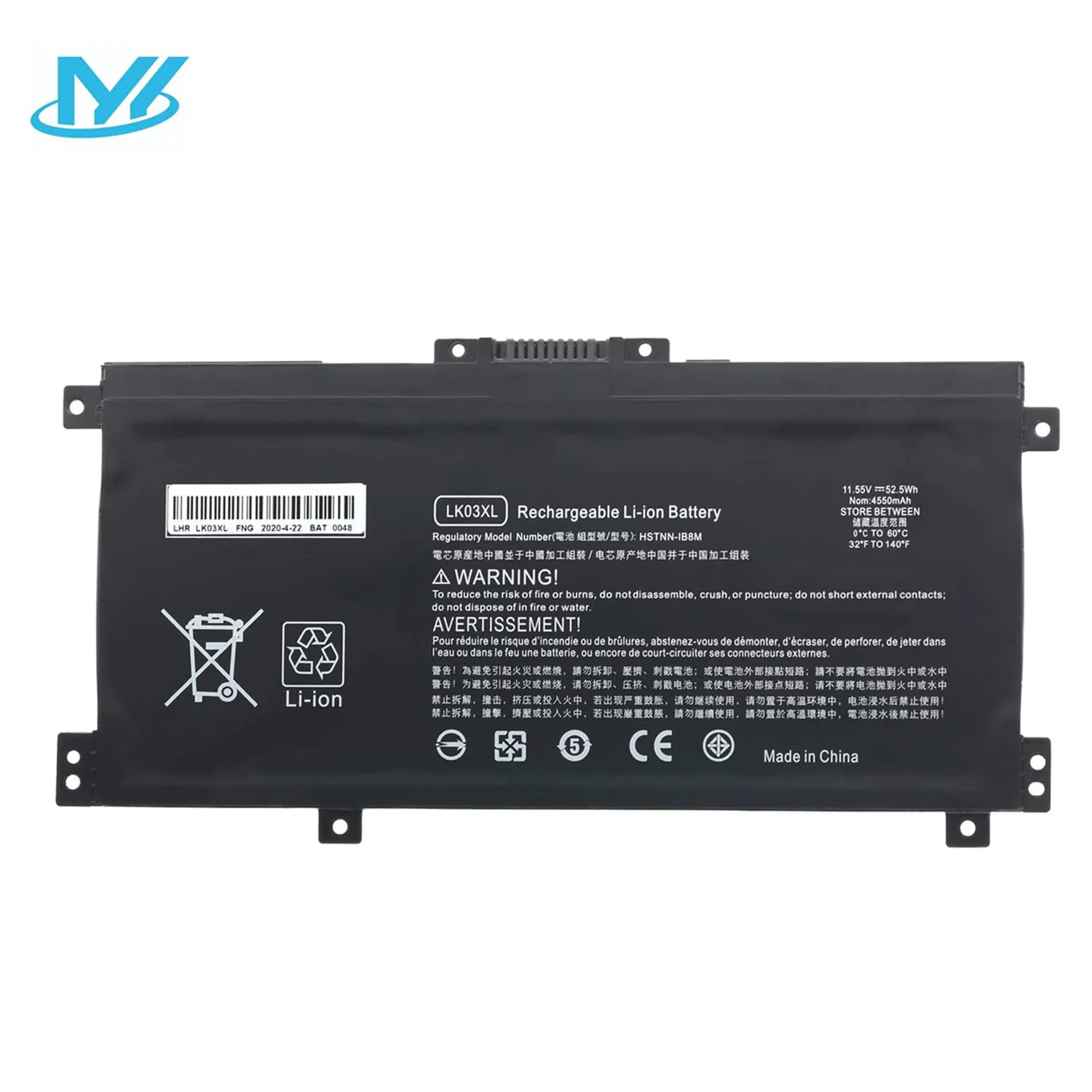LK03XL Laptop Battery for HP Envy X360 15M-BP000 15-BP000 15-BP107TX 15M-BP012DX 15-BP100TX HSTNN-UB71
LK03XL Laptop Battery for HP Envy X360 15M-BP000 15-BP000 15-BP107TX 15M-BP012DX 15-BP100TX HSTNN-UB71