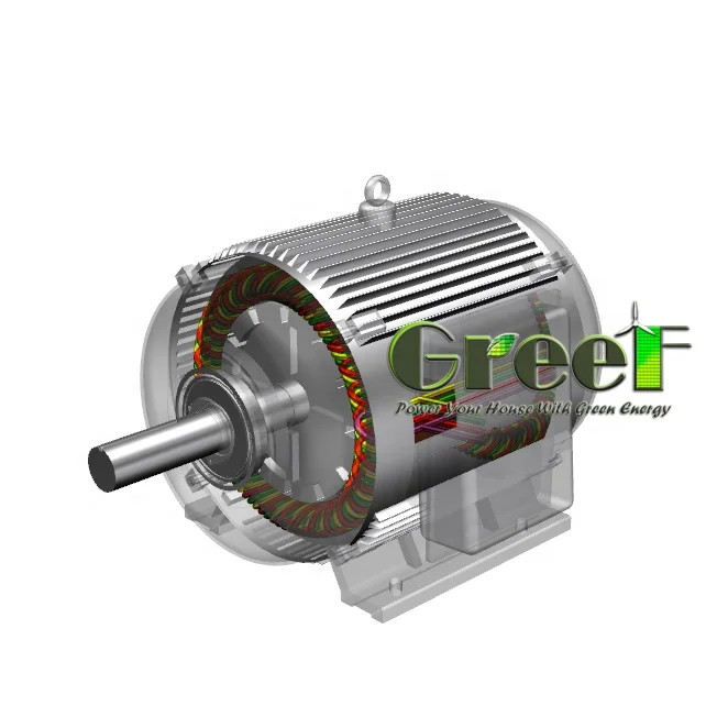 30KW 400RPM Permanent Magnet Generator, Brushless Electric Alternator, Low rpm Permanent Magnet Motor