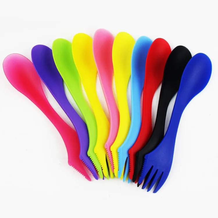 Wholesale bulk custom certification reusable plastic spork with customized logo, Customized color
Wholesale bulk custom certification reusable plastic spork with customized logo, Customized color